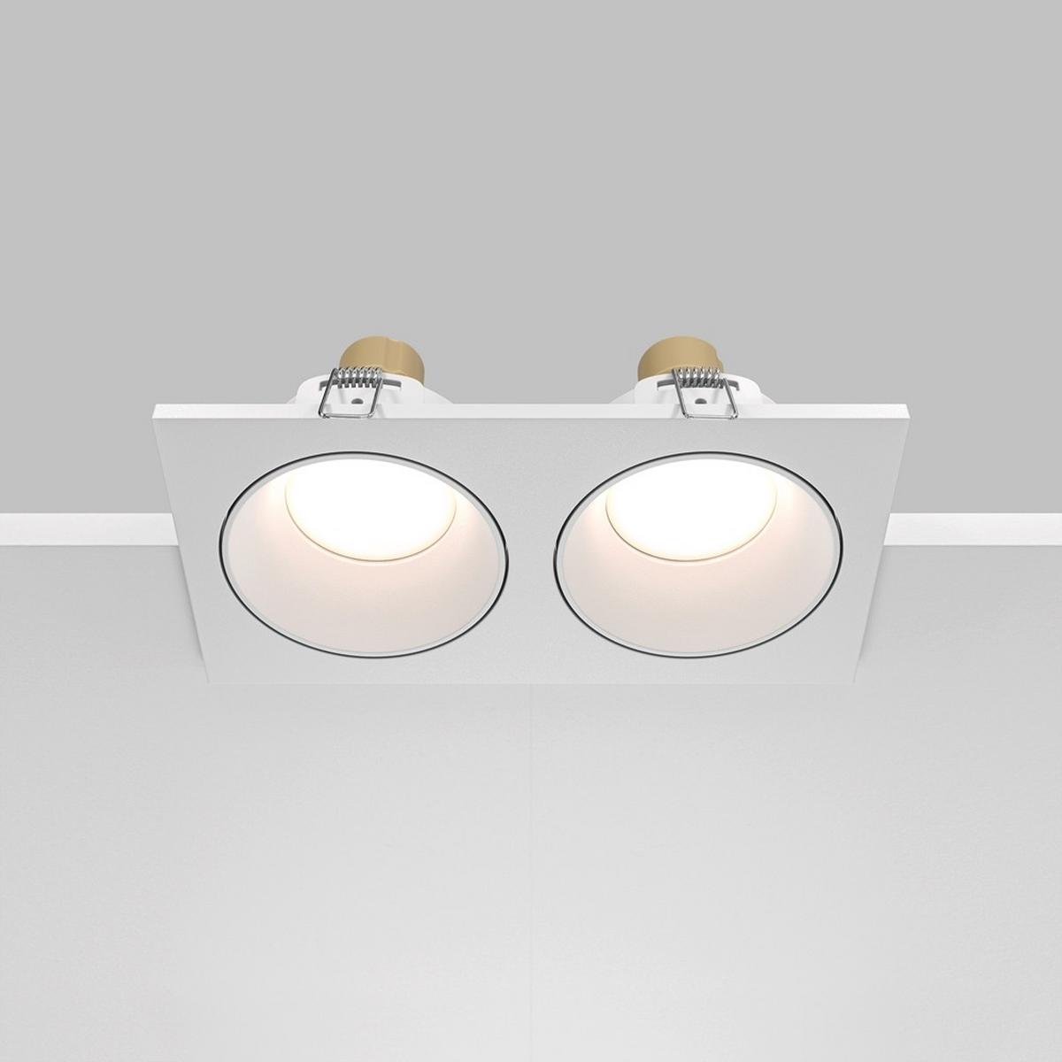 DECKENLEUCHTE ZOOM - Weiss, Basics, Metall (17/9/3,6cm) - MAYTONI