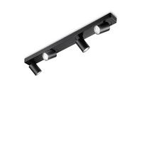 LED-Deckenstrahler Rudy Schwarz max. 7 Watt - Schwarz, Basics, Metall (76/9/12,5/12,5cm) - Ideal Lux
