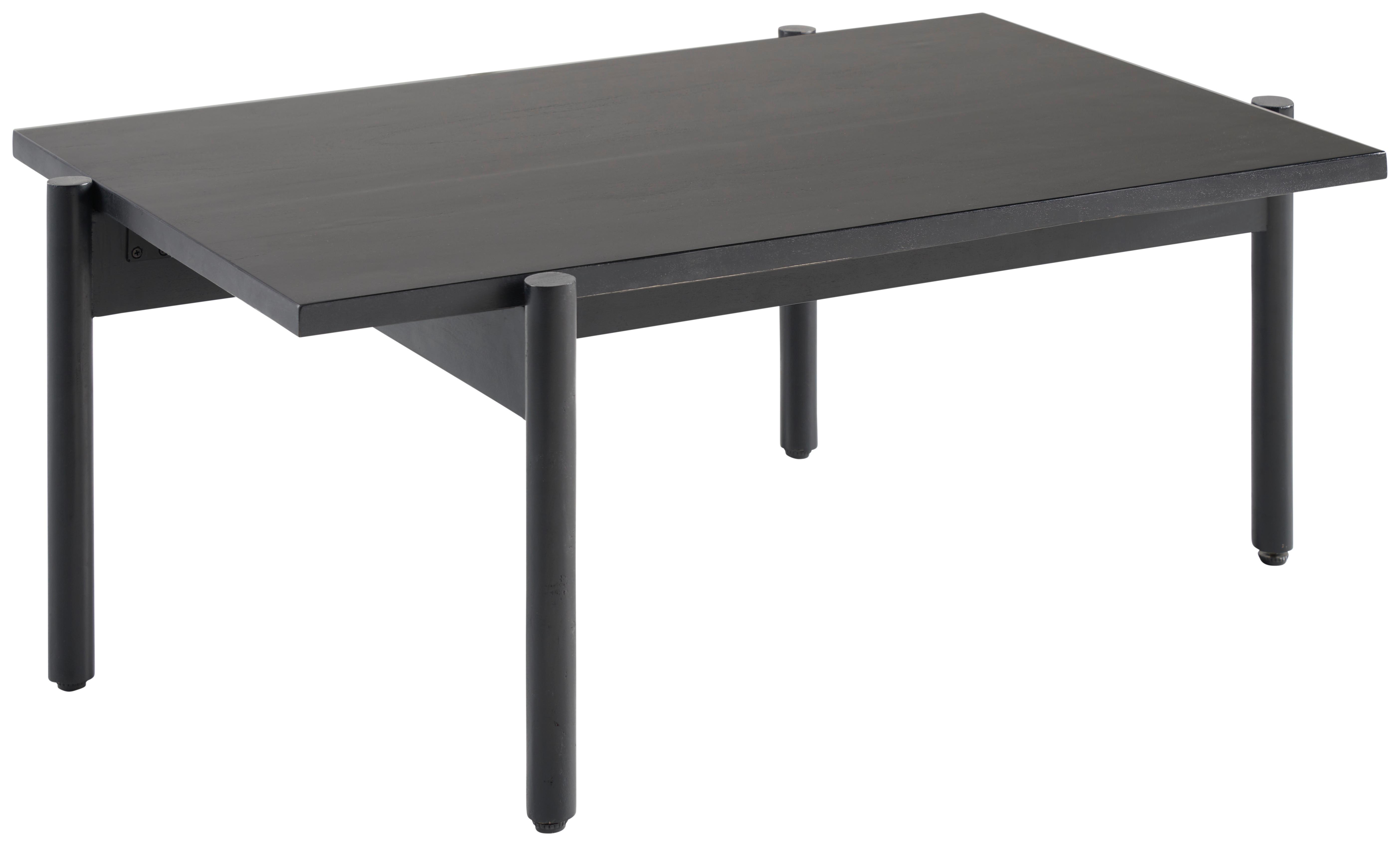 STOLIK KAWOWY PUMBA - czarny, Design, drewno (100/65/40cm) - Livetastic