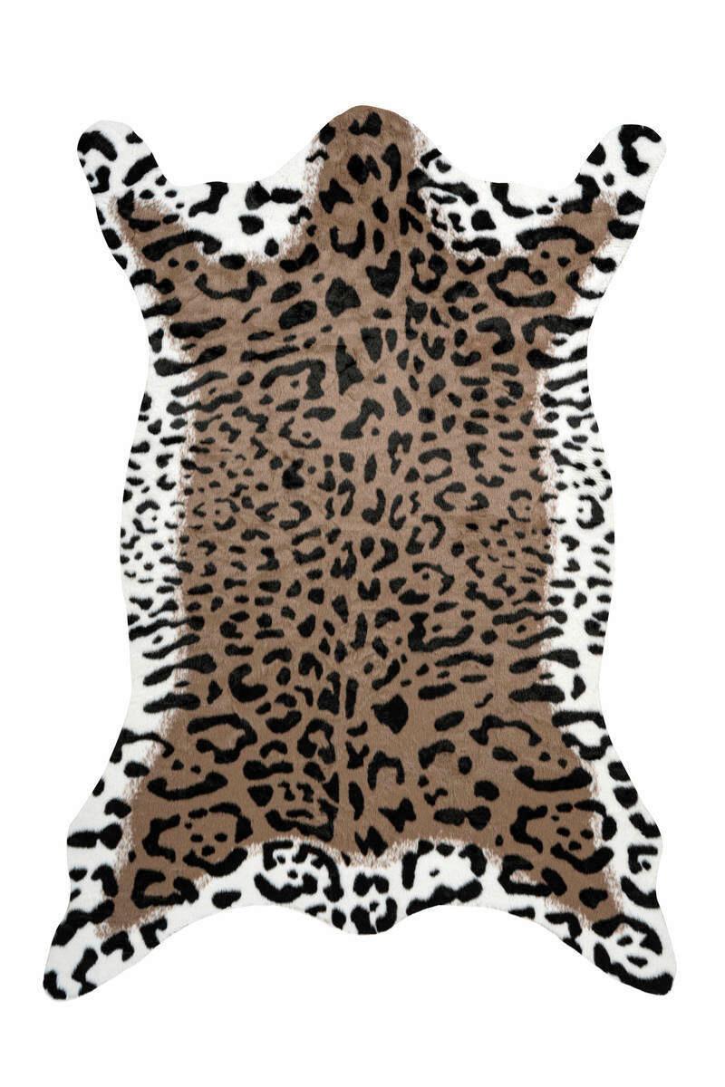 Kunstfell Pvtrj-160-230 - Weiss/Schwarz, Basics, Textil (160/230cm) - Kayoom