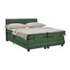 Boxspringbett Dixon Dunkelgrün ca. 180x200cm - Dunkelgrün/Schwarz, Konventionell, Holz/Holzwerkstoff (180/200cm) - Premium Living