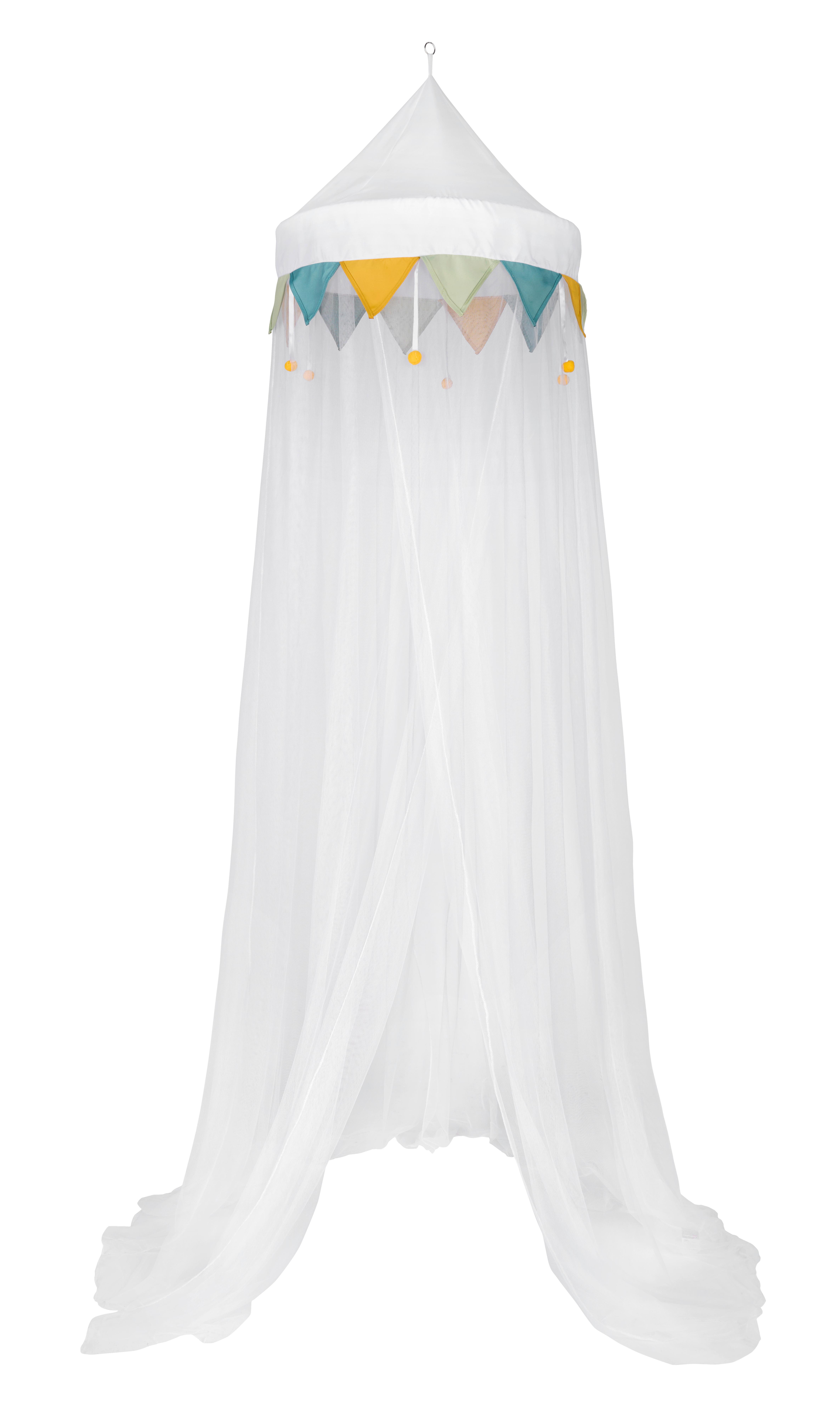 Himmel Jimmy in Blau/Weiss - Blau/Weiss, Romantik / Landhaus, Textil (650/230cm) - Modern Living