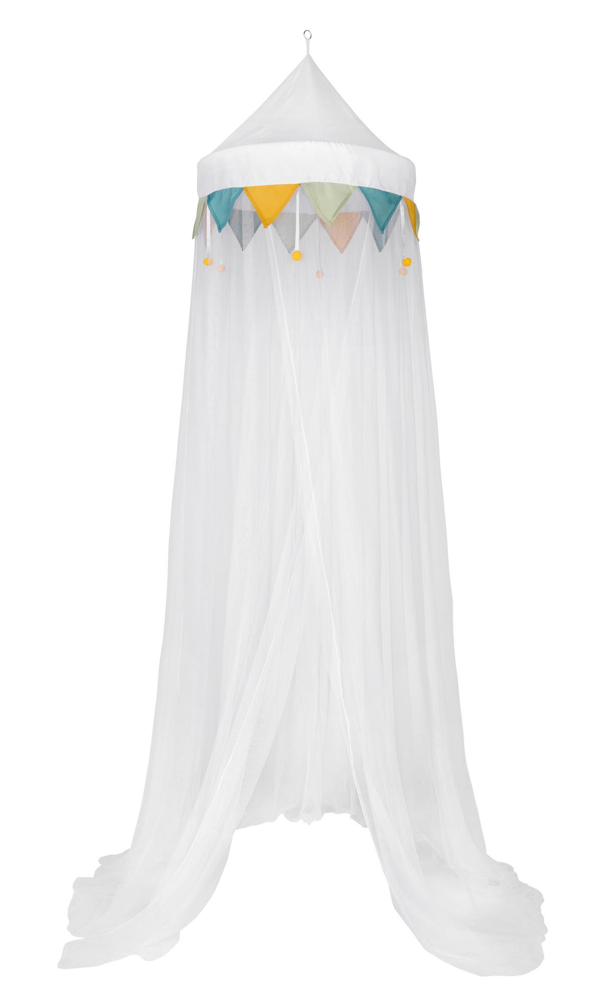 Himmel Jimmy in Blau/Weiss - Blau/Weiss, Romantik / Landhaus, Textil (650/230cm) - Modern Living