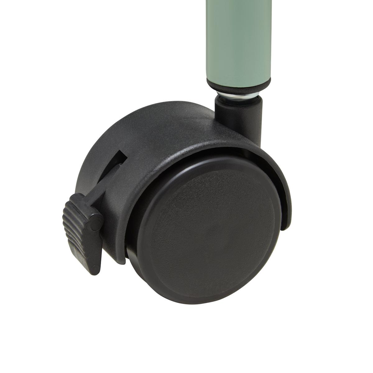 Cărucior universal depozitare FLORIAN - verde, Modern, plastic/metal (35,5/69,7/22cm) - Modern Living