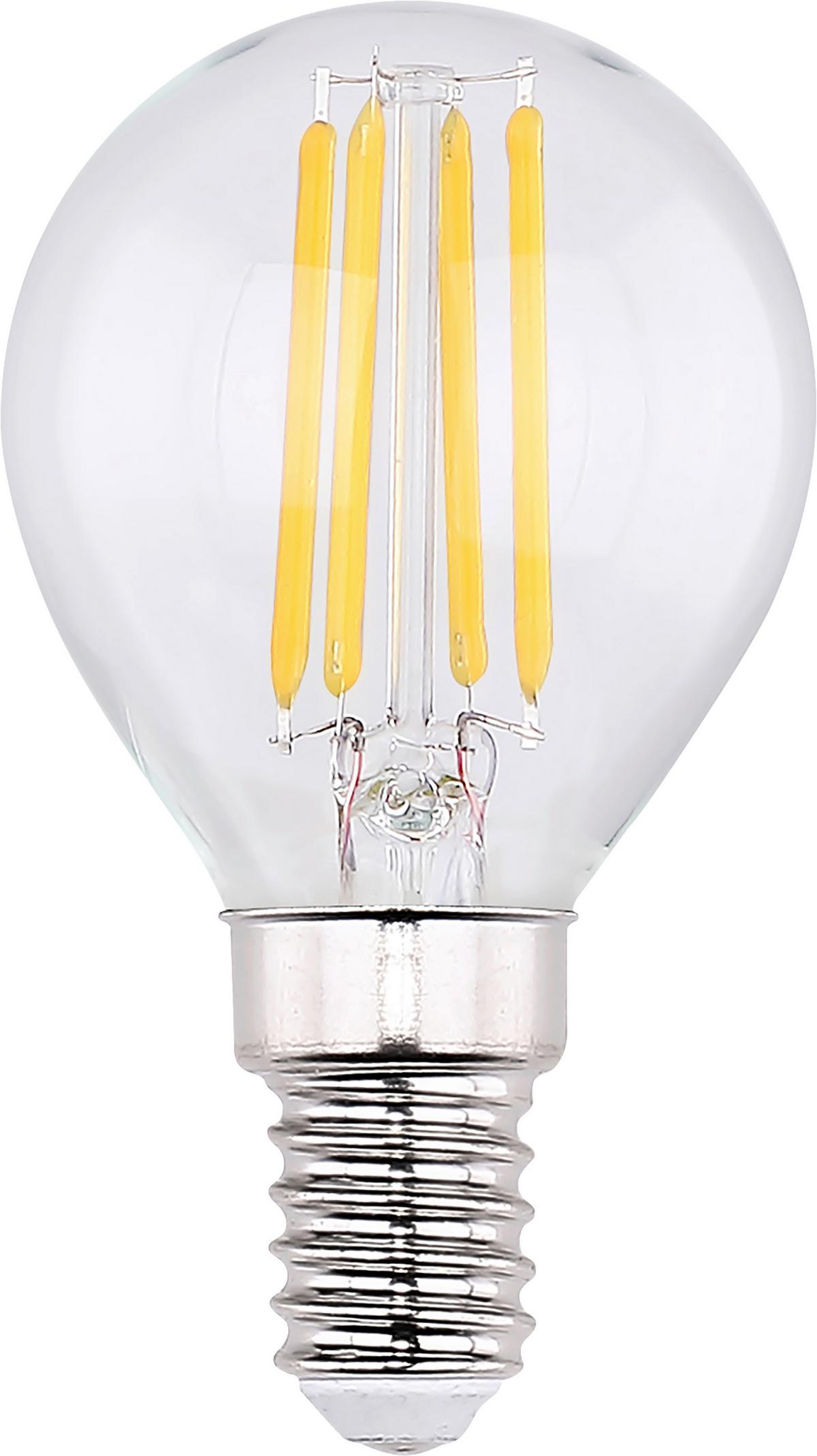 LED-Leuchtmittel 105890-3 max. 4 Watt - Klar, Glas (4,5/7,8cm) - Mömax