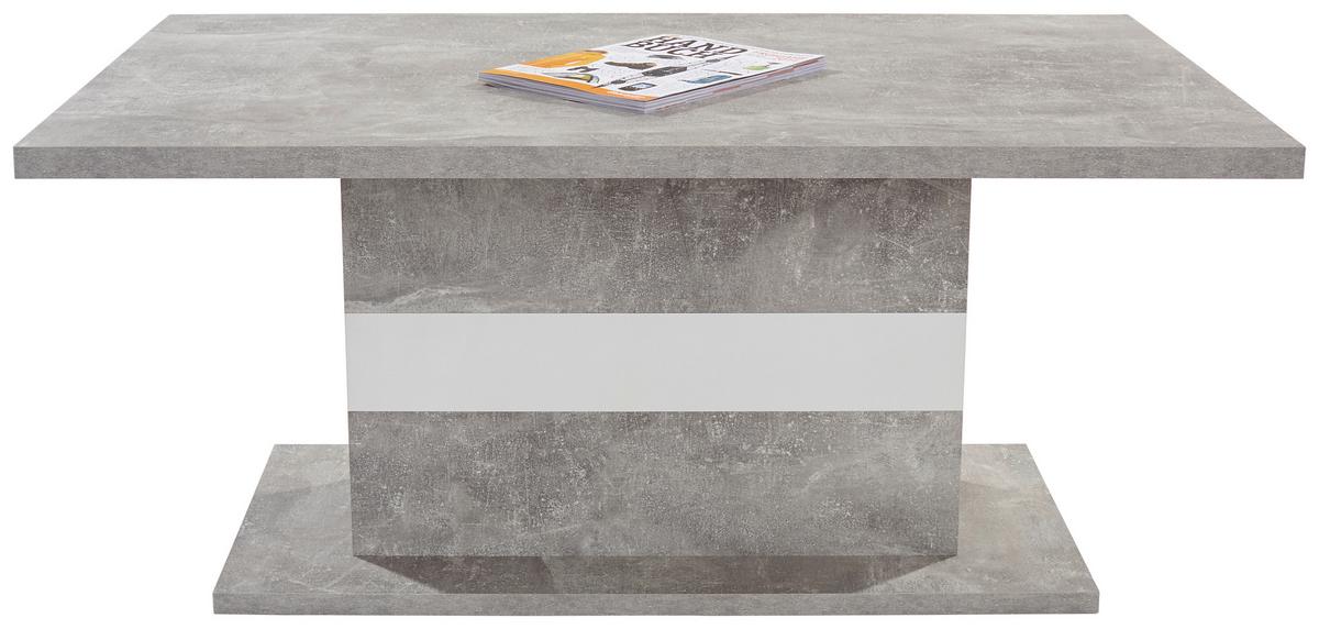 Klubska Miza Mali, Siva - siva/bela, Moderno (110/49/67cm) - Top ponudba