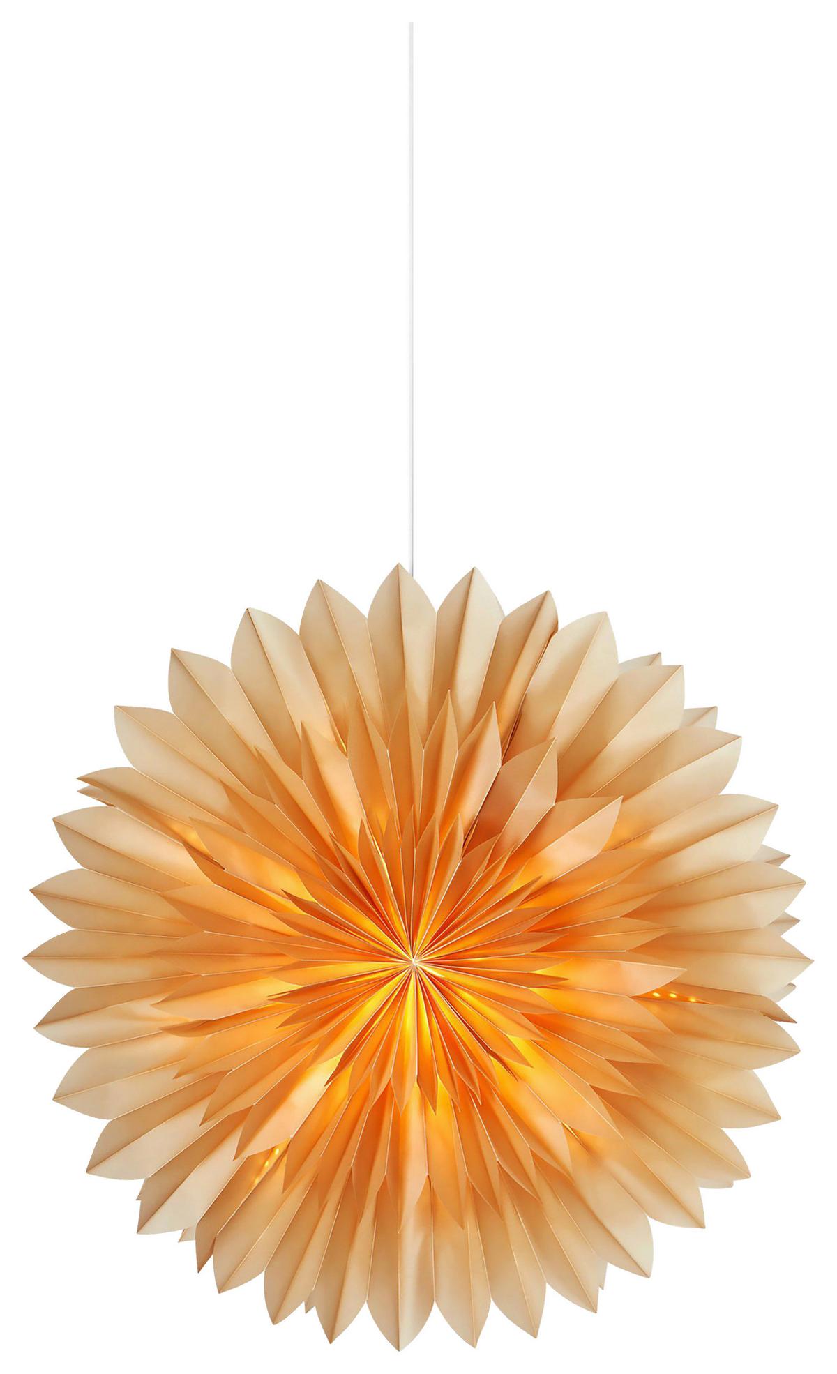 LED-Dekoleuchte Solina Pendant Star 60 Amber max. 6 Watt - Bernsteinfarben, Basics, Papier (16/58/58cm) - Markslöjd