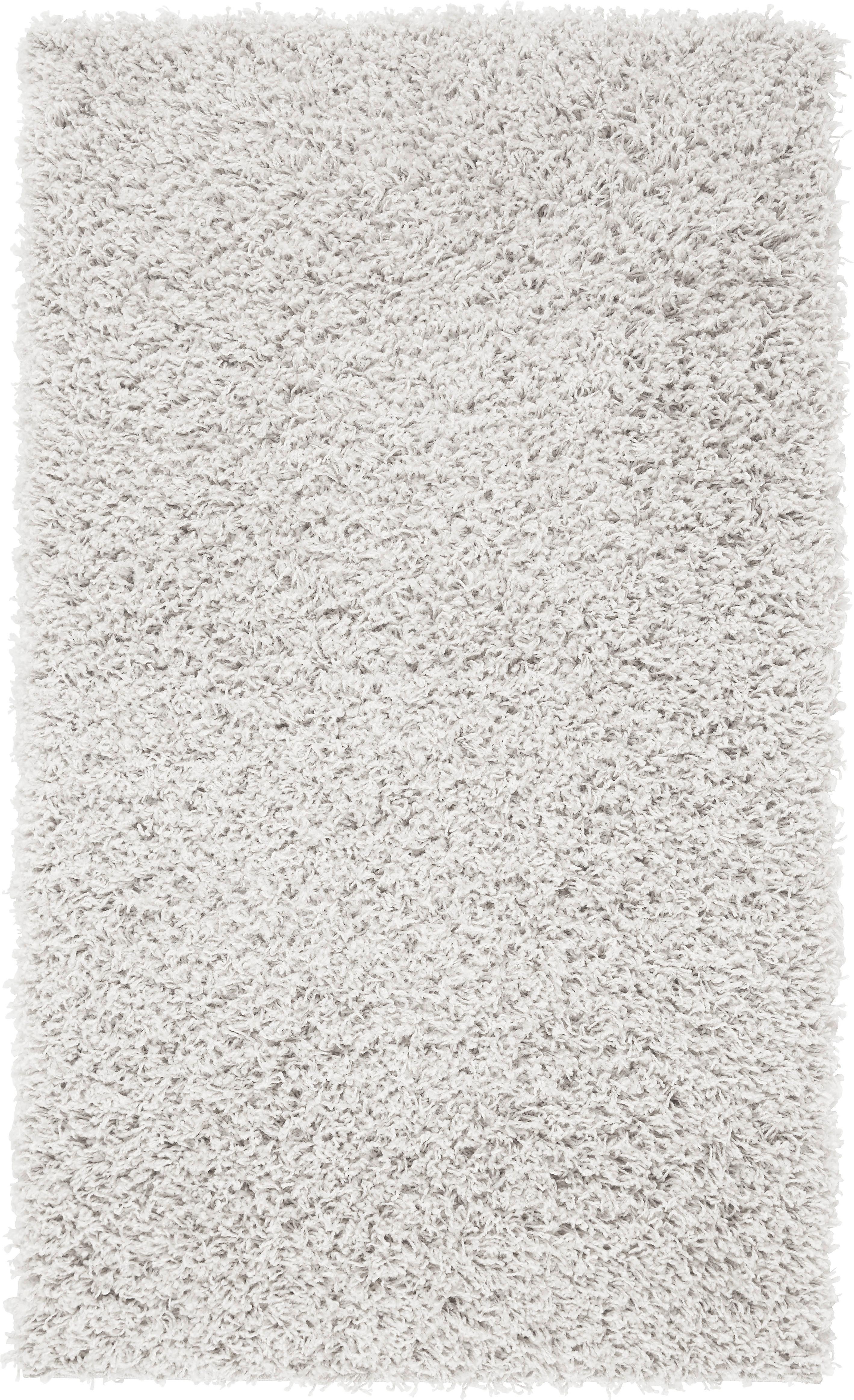 Hochflorteppich Bono in Weiß ca. 120x175cm - Weiß, Textil (120/175cm) - Modern Living