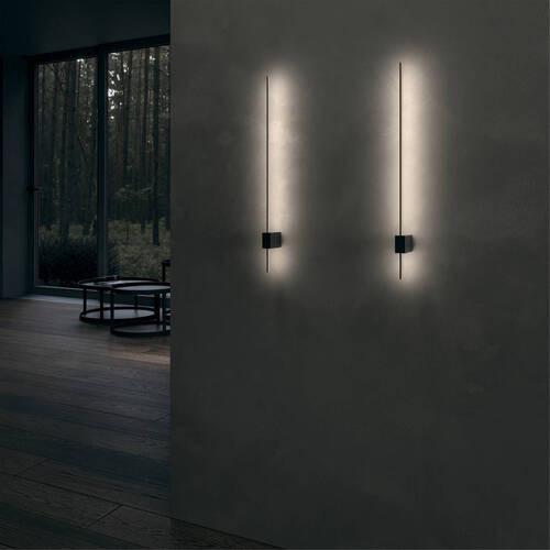 WANDLEUCHTE PARS - Goldfarben/Schwarz, Trend, Metall (62,3/3/7cm) - MAYTONI