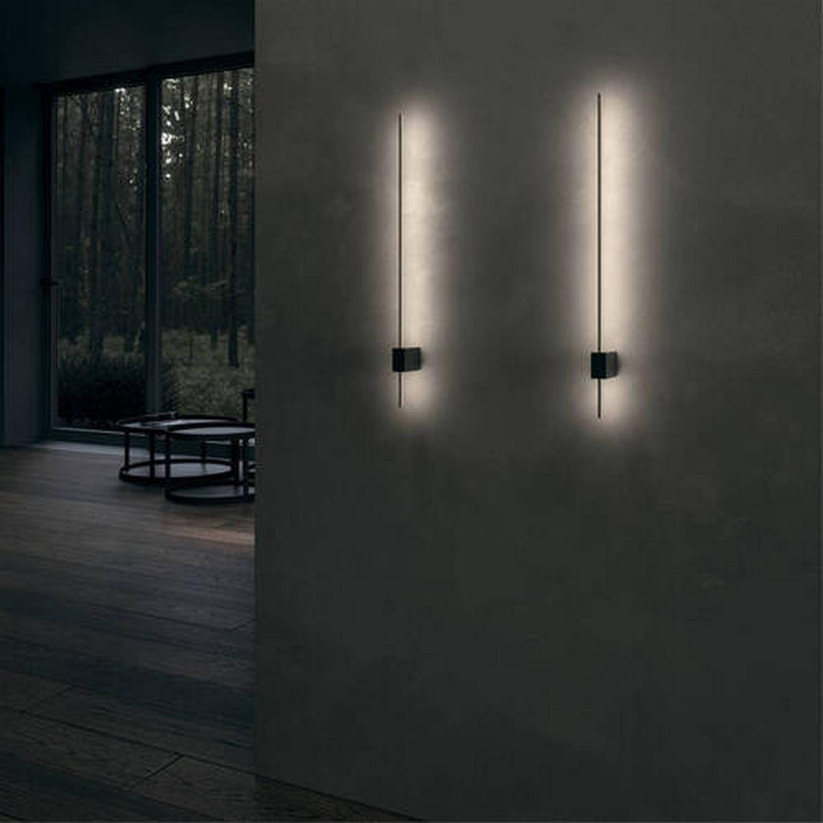WANDLEUCHTE PARS - Goldfarben/Schwarz, Trend, Metall (62,3/3/7cm) - MAYTONI