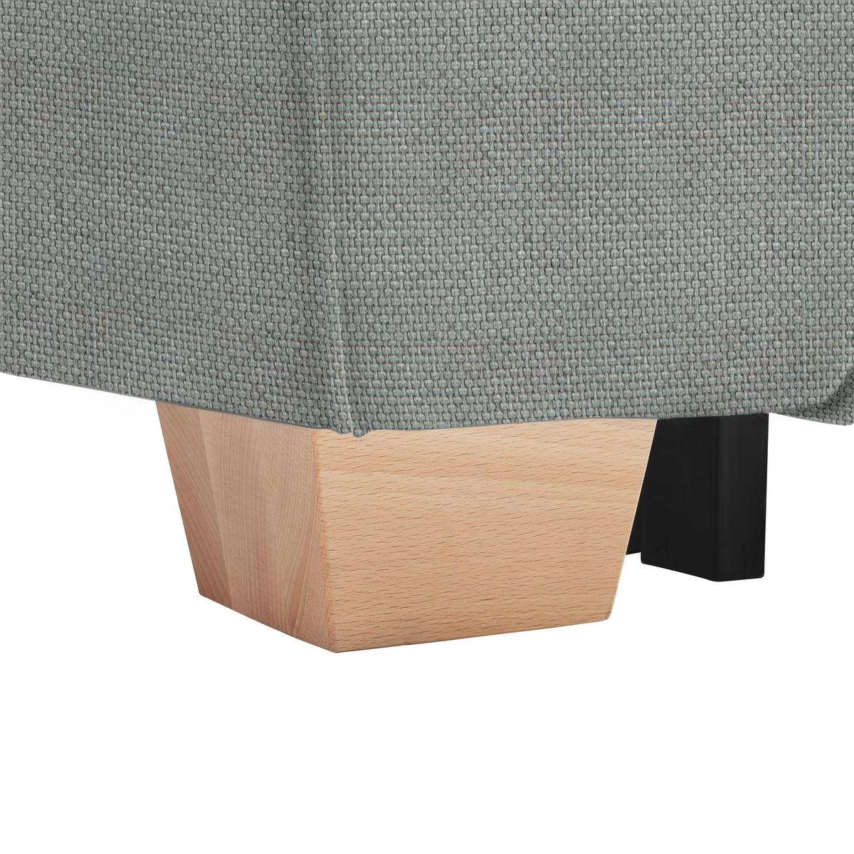 Wohnlandschaft Angelo Grau - Grau, MODERN, Holz/Holzwerkstoff (255/92/185cm) - Mömax