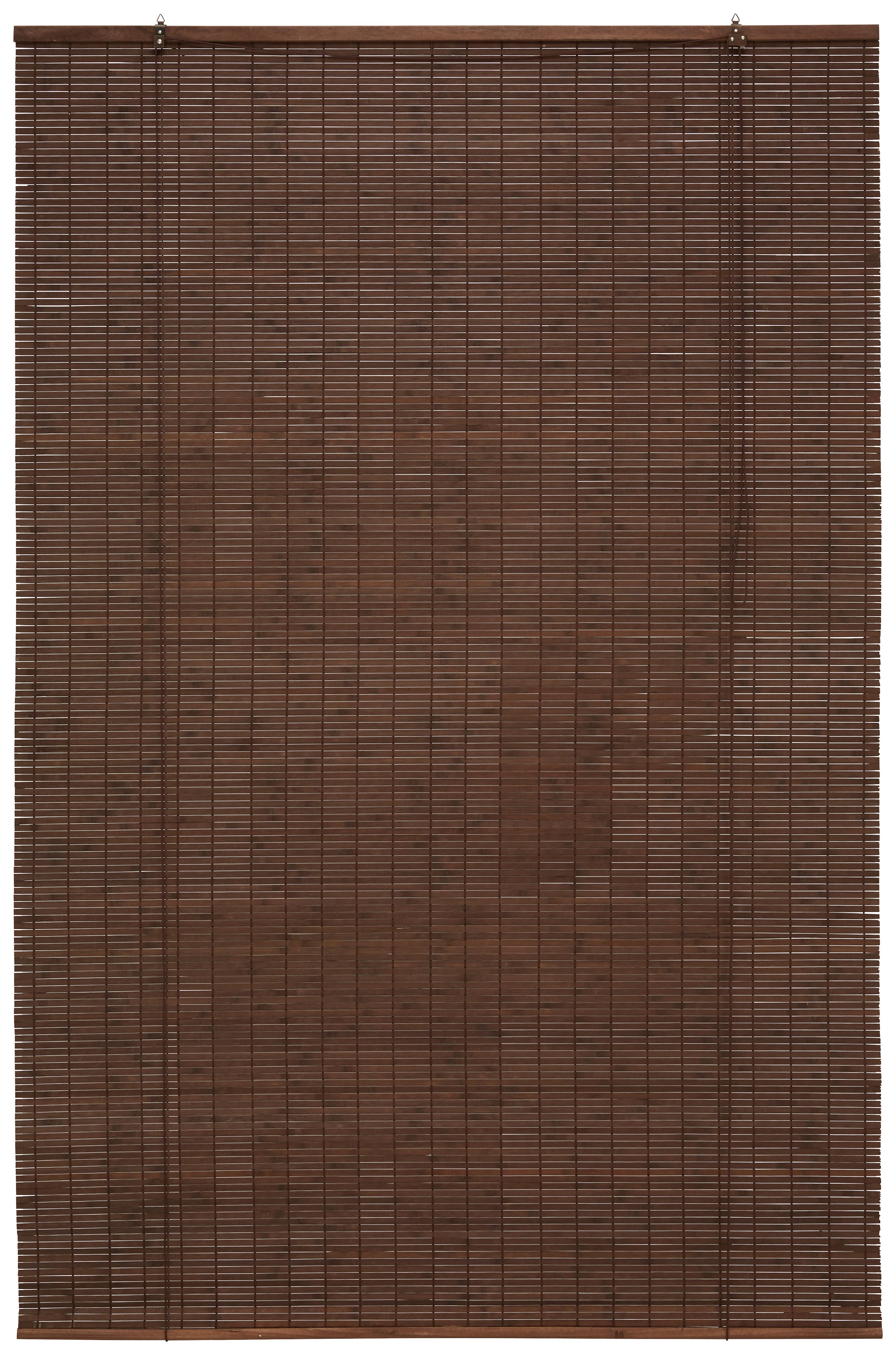RULLGARDIN WOODY - mörkbrun, Lifestyle, trä (120/180cm) - Modern Living