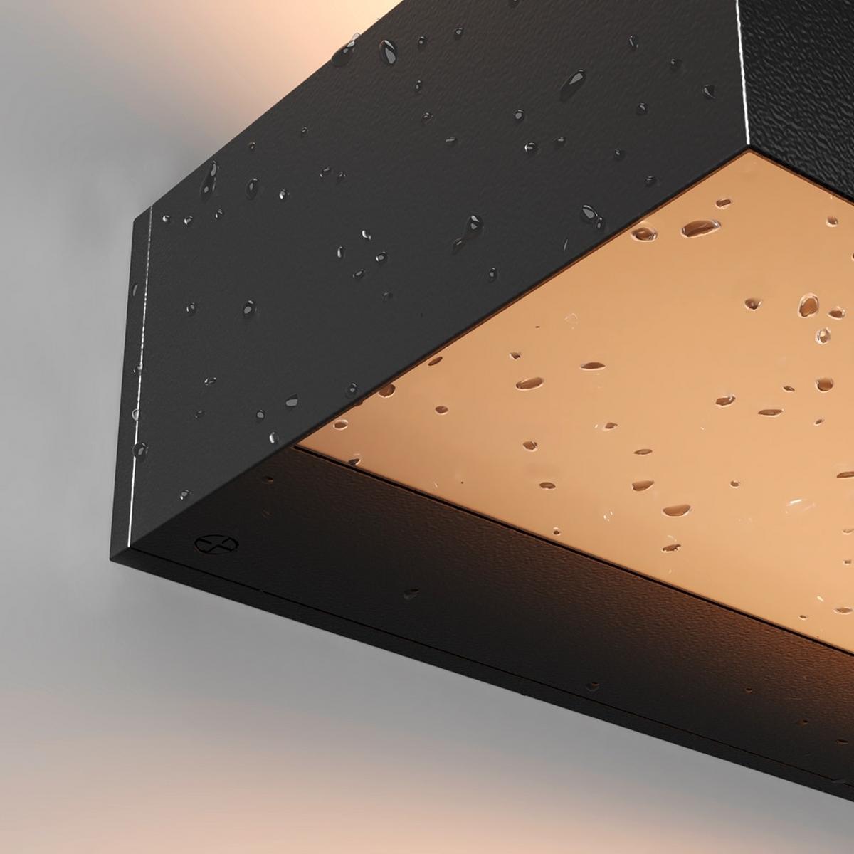 AUSSENWANDLEUCHTE LOT - Graphitfarben, Modern, Metall (30/12/5,5cm) - MAYTONI