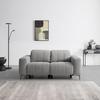 2-SITS SOFFA ALVARO - mörkgrå/grå, Modern, metall/trä (182/79/109cm) - Mömax