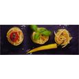 Glasbild Tris Di Pasta, ca. 30x80x2cm - Multicolor, MODERN, Glas (30/80/2cm) - MÖMAX modern living