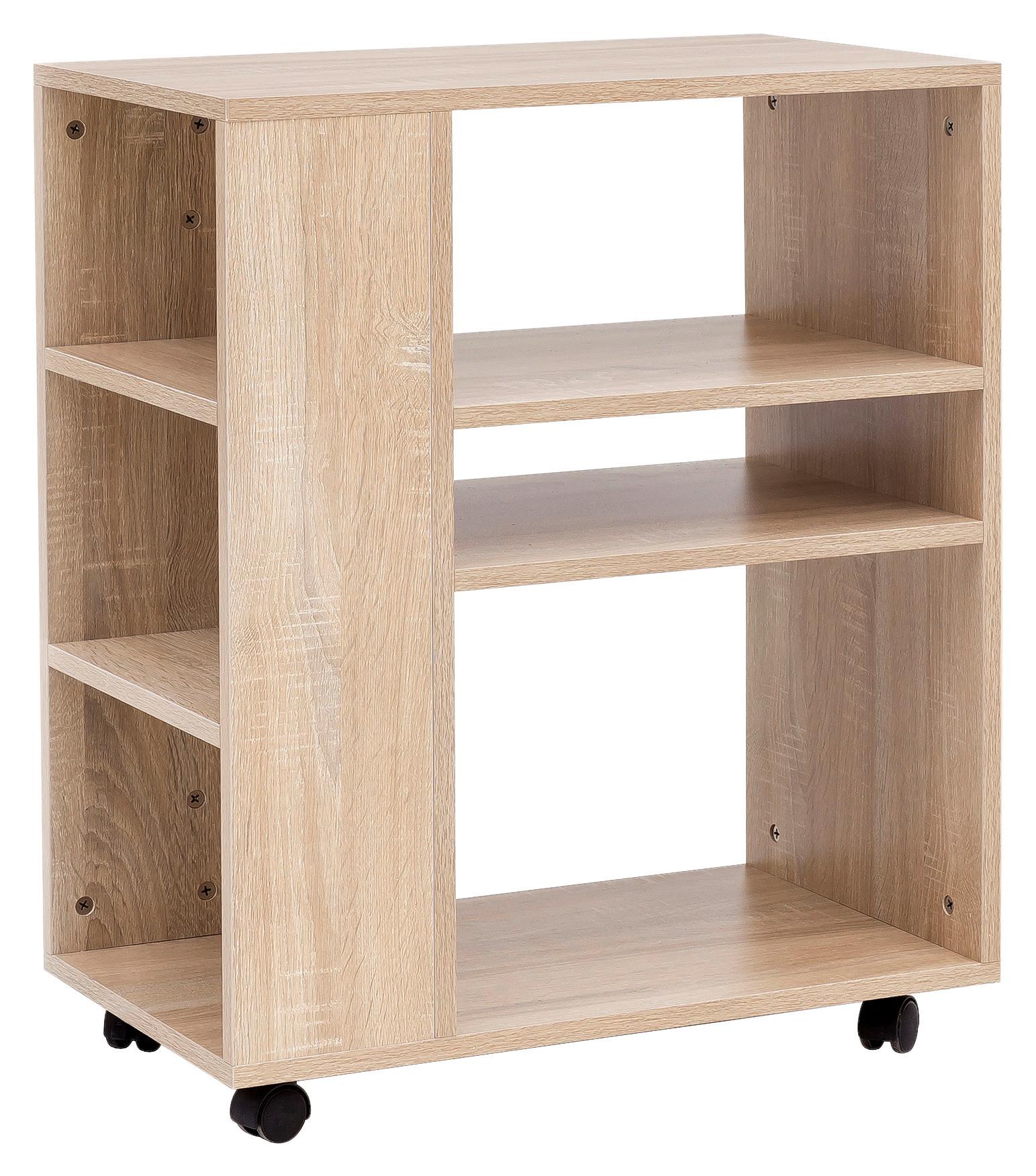 Regal Wl5.695, Hrast - barve hrasta, Konvencionalno, umetna masa/leseni material (60/75/35cm) - MID.YOU