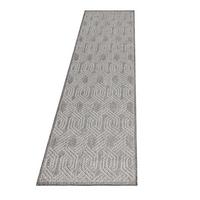Läufer Aruba Grau ca. 80x250cm - Grau, Design, Textil (80/250cm) - Novel