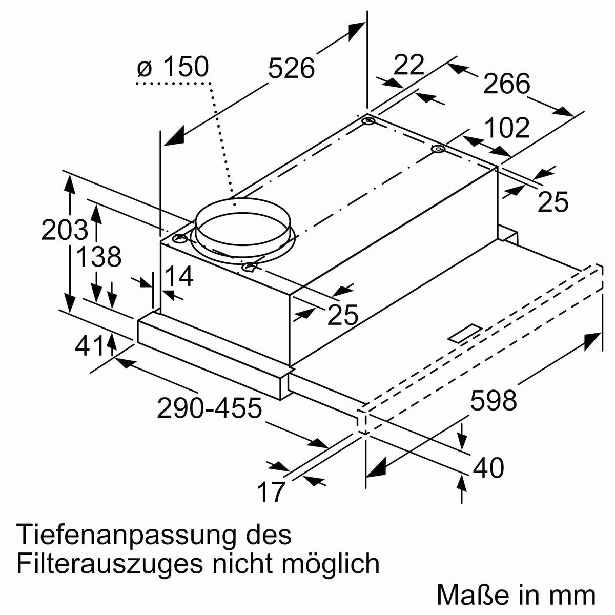 Kihúzható Páraelszívó Dfl064w54 - Basics (59,8/20,3/29cm) - Bosch