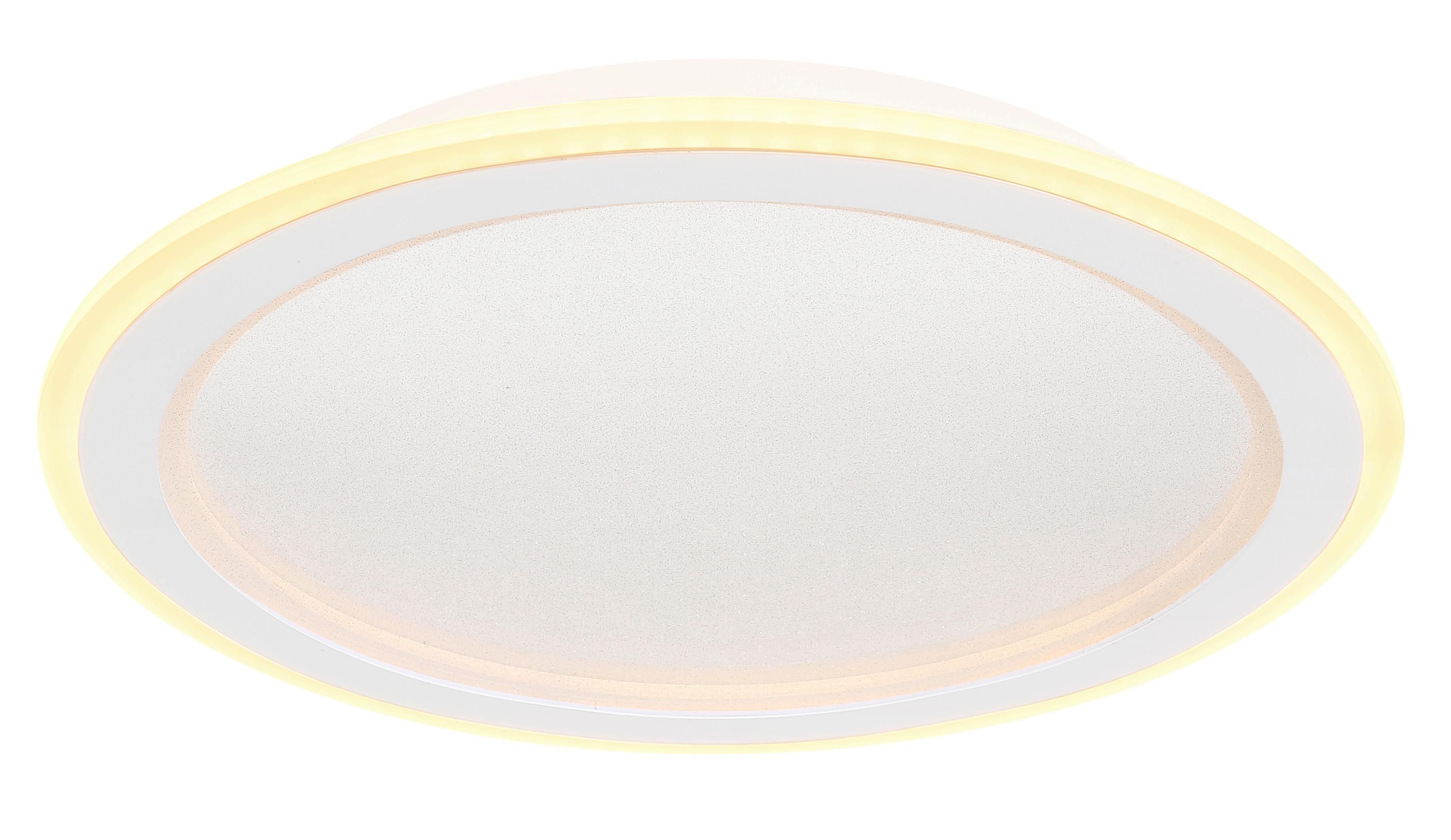 Stropna Led-svetilka Tini, S Sijalko - bela/opal, Trend, kovina/umetna masa (40/5cm) - Globo