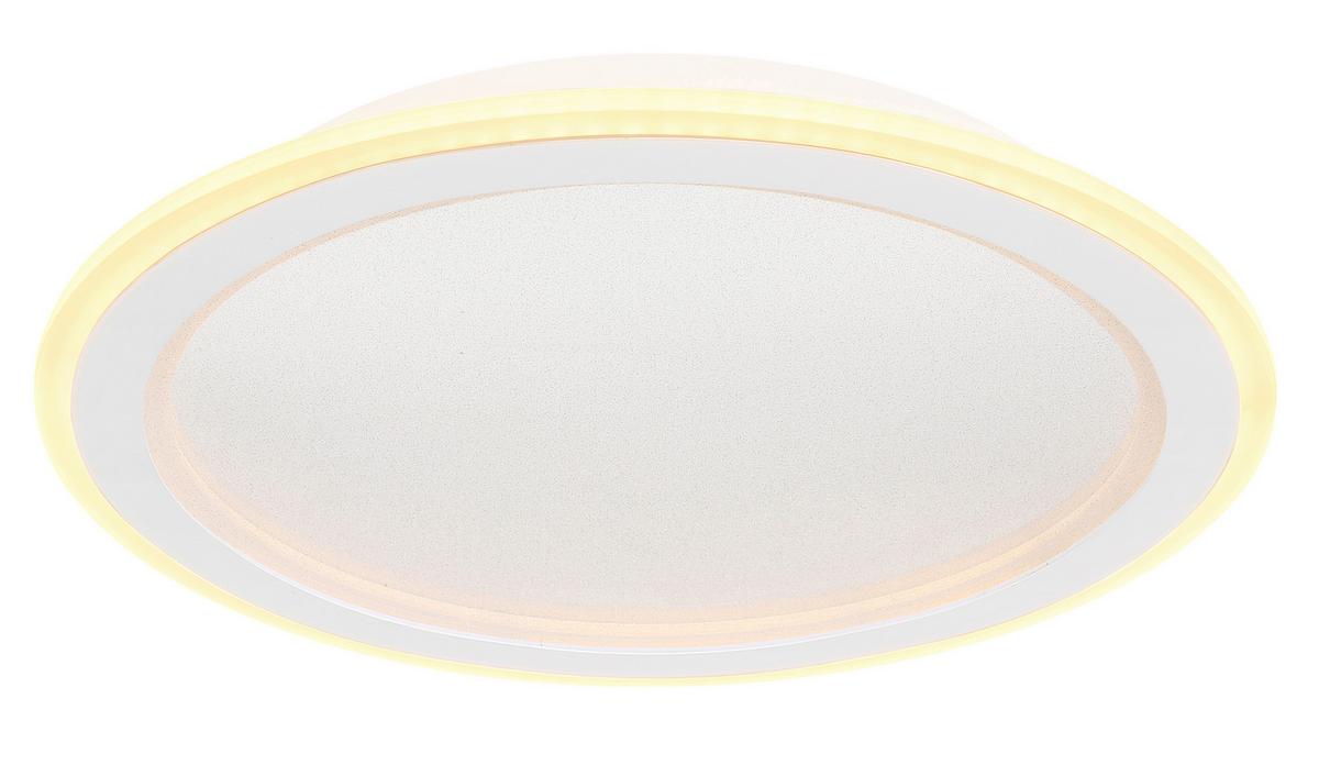 Stropna Led-svetilka Tini, S Sijalko - bela/opal, Trend, kovina/umetna masa (40/5cm) - Globo