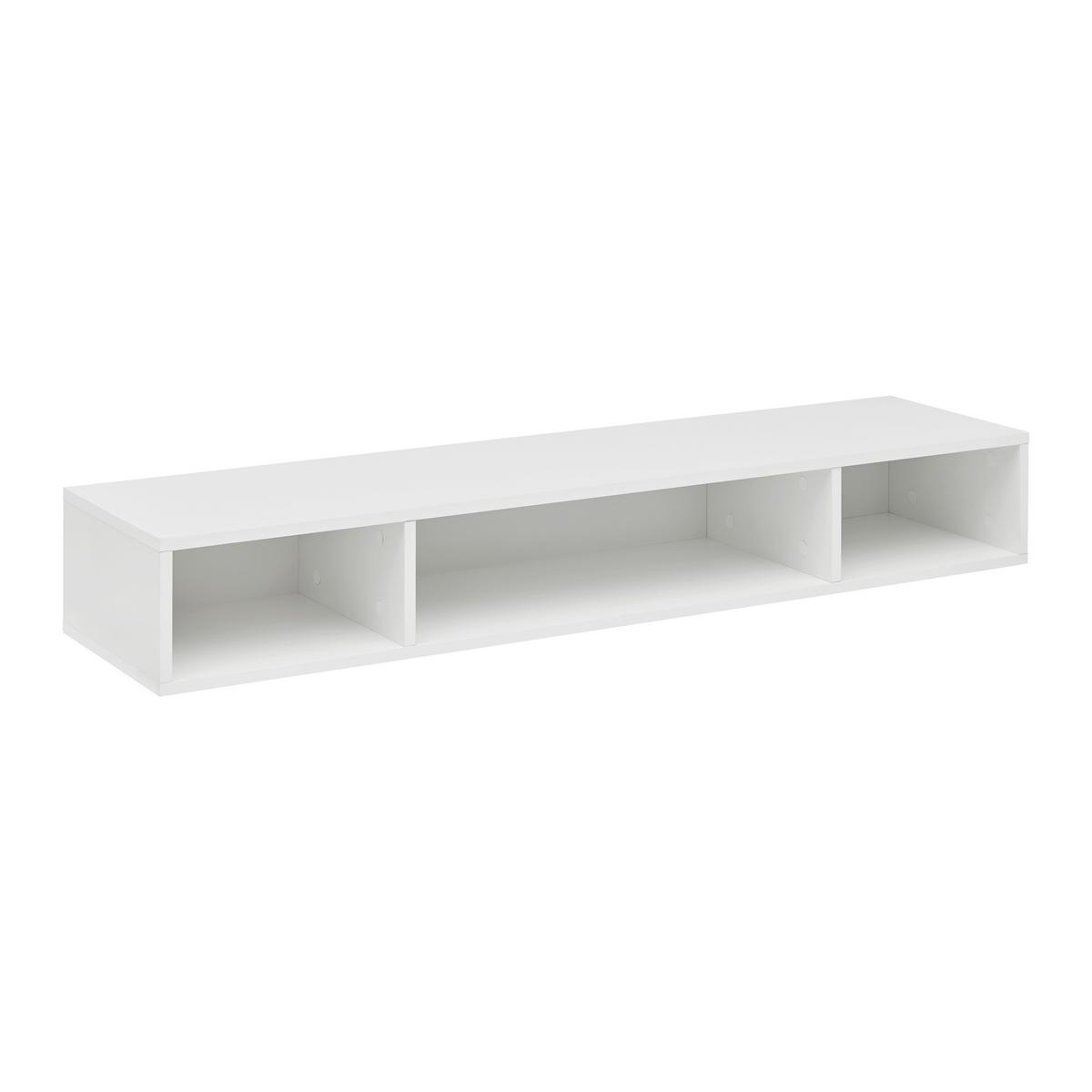 Regal Lugo Weiß - Weiß, MODERN, Holzwerkstoff (135/19,2/34,4cm) - Mömax