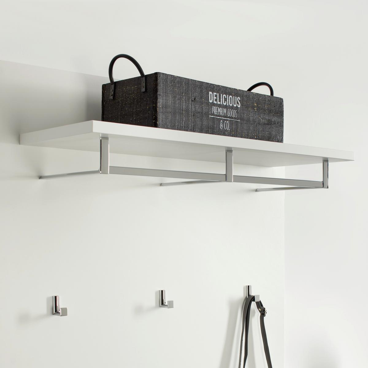 Garderobenpaneel in Weiss - Modern (85/130/30cm) - Premium Living