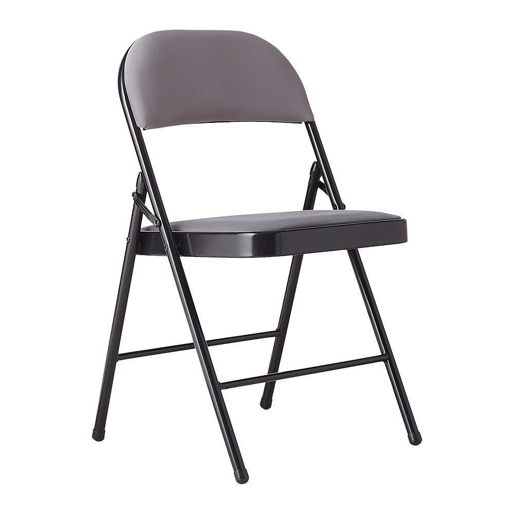 KLAPPSTOL WALTER III -SB- - grå/svart, Klassisk, metall/textil (47/79/47cm) - Mömax