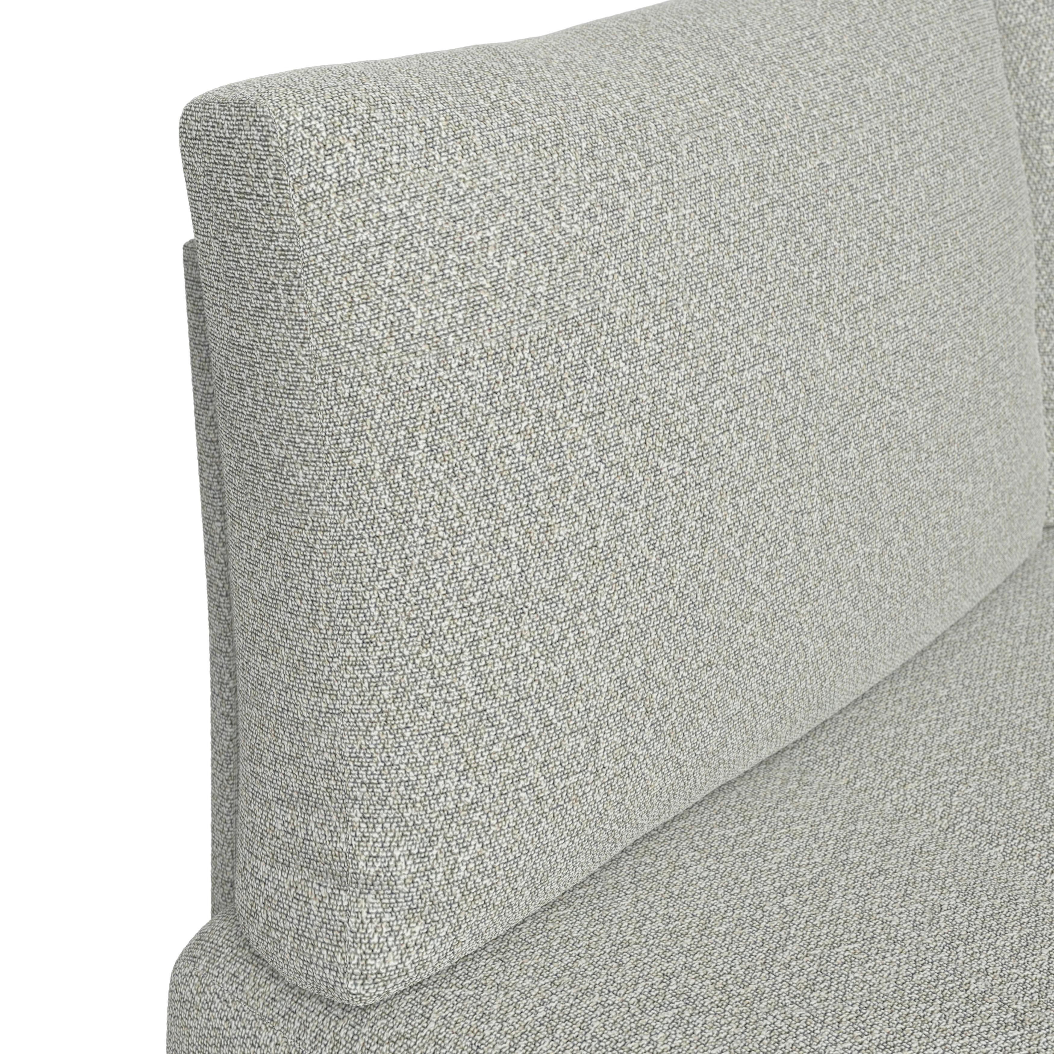 LOUNGEGRUPP EMILIA - beige/mörkgrå, Modern, metall/glas (168/75/73,5cm) - Mömax