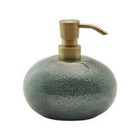 DOZOWNIK NA MYDŁO UGO - zielony/kolor złoty, Trend, ceramika (13/11/14cm) - Aquanova