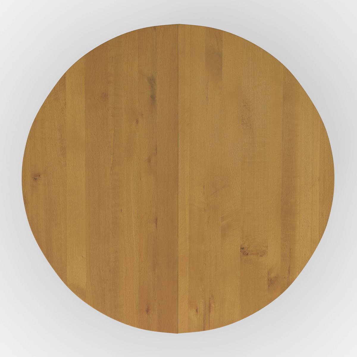 Esstisch Miley in Holz Eiche massiv ca. 120-160x120 cm - Eichefarben, MODERN, Holz (120-160/120/76cm) - Bessagi Home