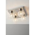 Deckenleuchte Mia, max. 4x33 Watt - Chromfarben, MODERN, Glas/Metall (21/21/12cm) - Mömax modern living Deckenleuchte Mia, max. 4x33 Watt - Chromfarben, MODERN, Glas/Metall (21/21/12cm) - Mömax modern living