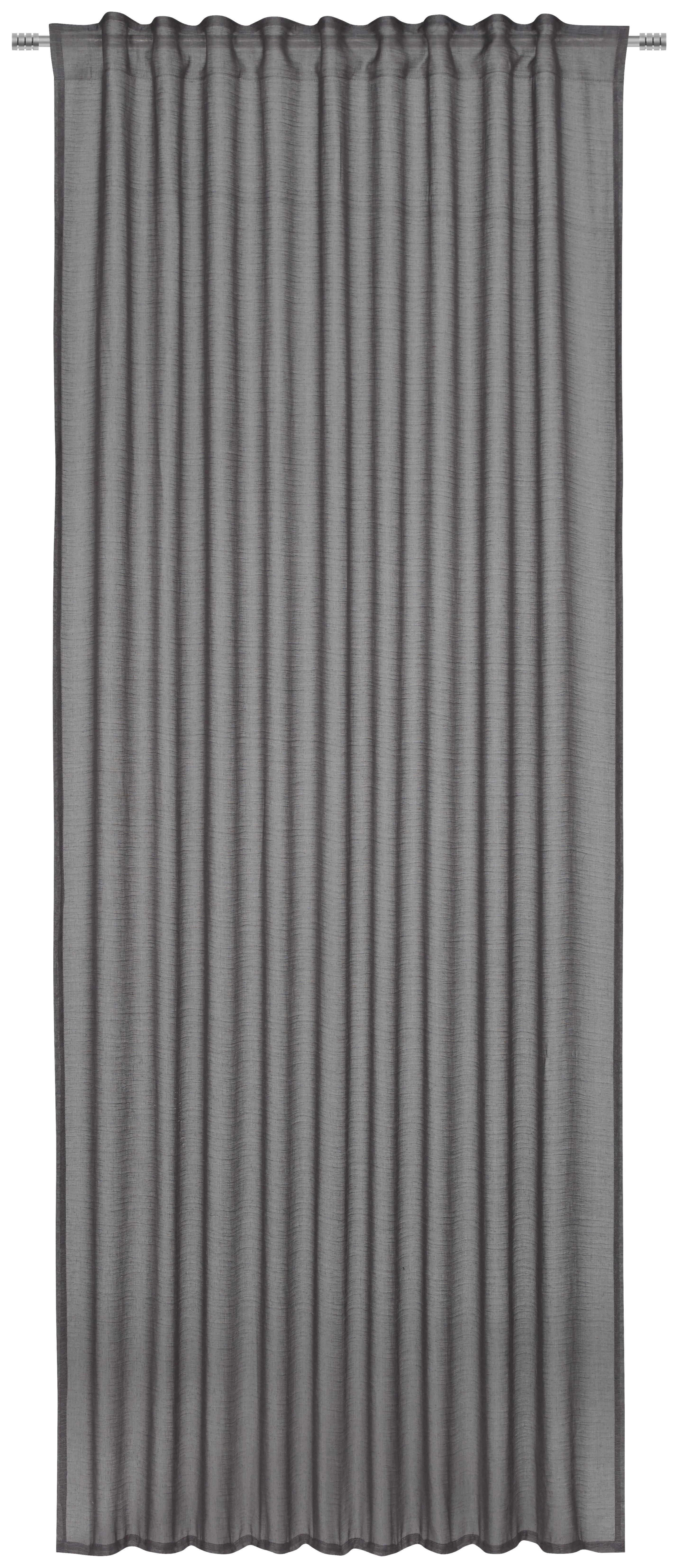 ZASŁONA GOTOWA OSKAR - szary, Basics, tkanina (140/245cm) - Esposa