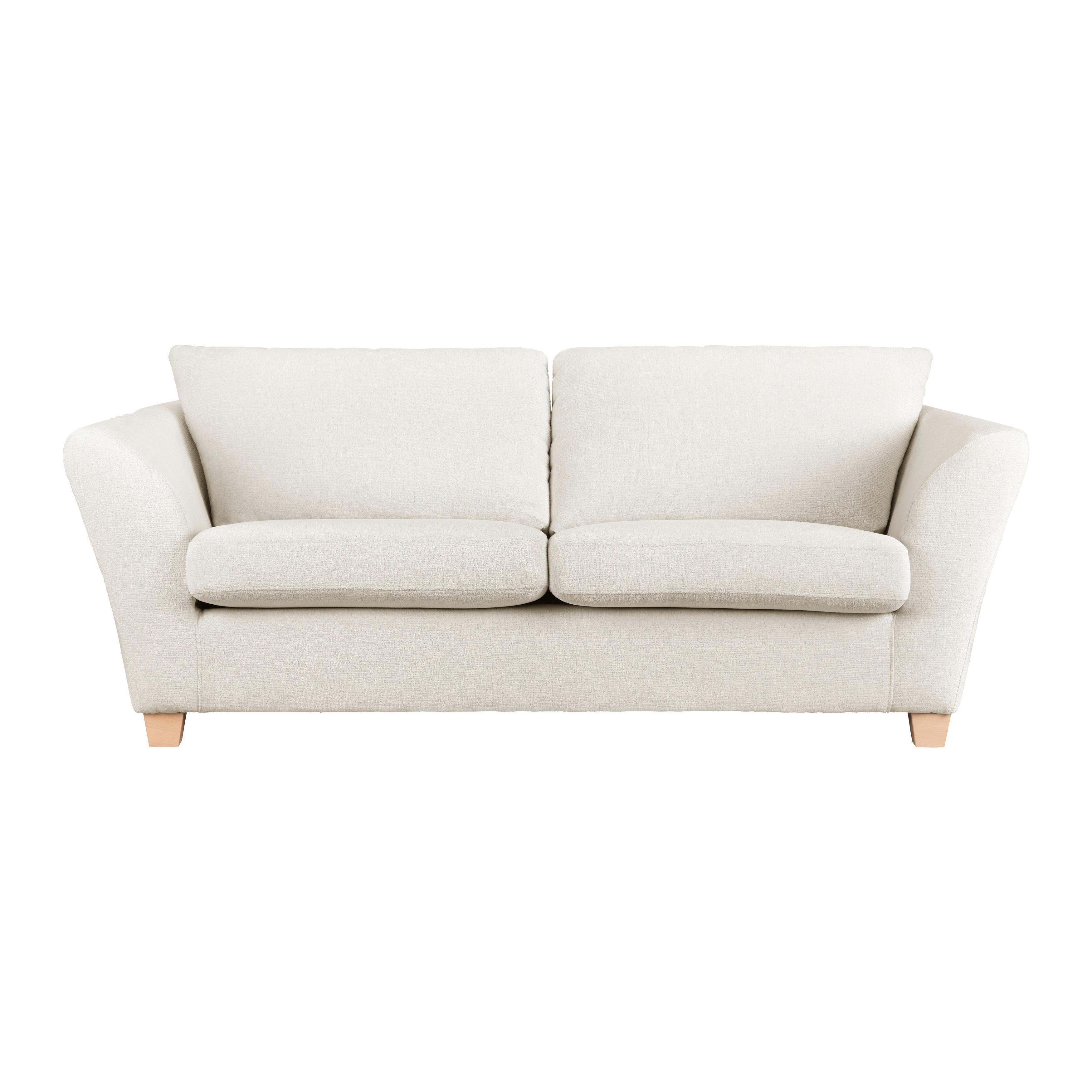 3-Sitzer-Sofa Devado Beige - Beige/Naturfarben, Holz/Textil (216/70-85/95cm) - Mömax