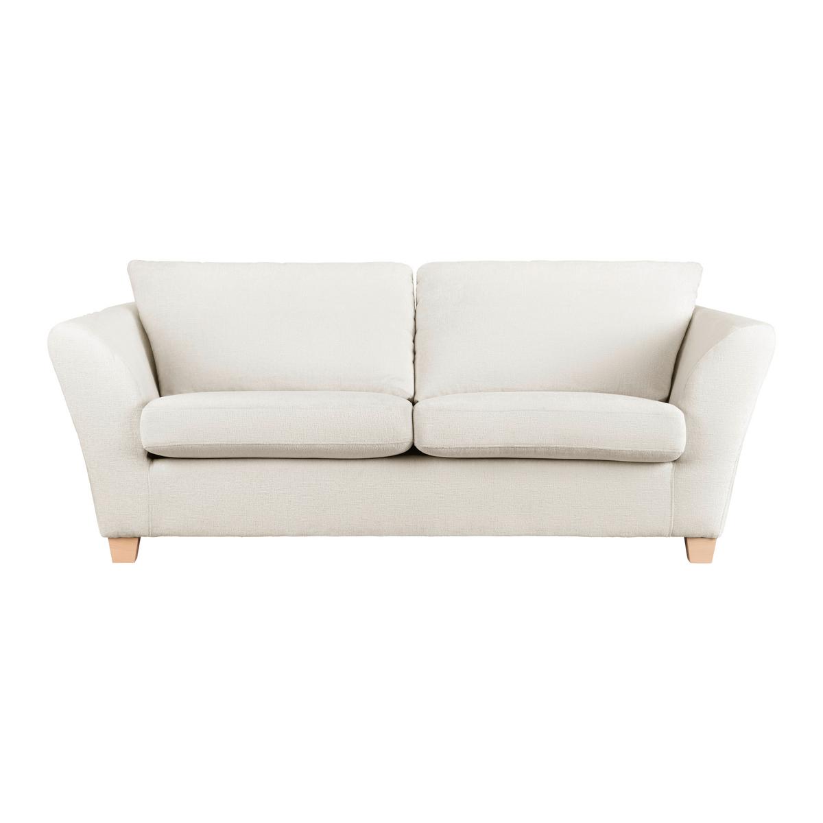 3-Sitzer-Sofa Devado Beige - Beige/Naturfarben, Holz/Textil (216/70-85/95cm) - Mömax