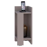 Nachttisch Elos Beige Holzwerkstoff - Beige, Design, Holzwerkstoff (27/60/25cm) - Livetastic