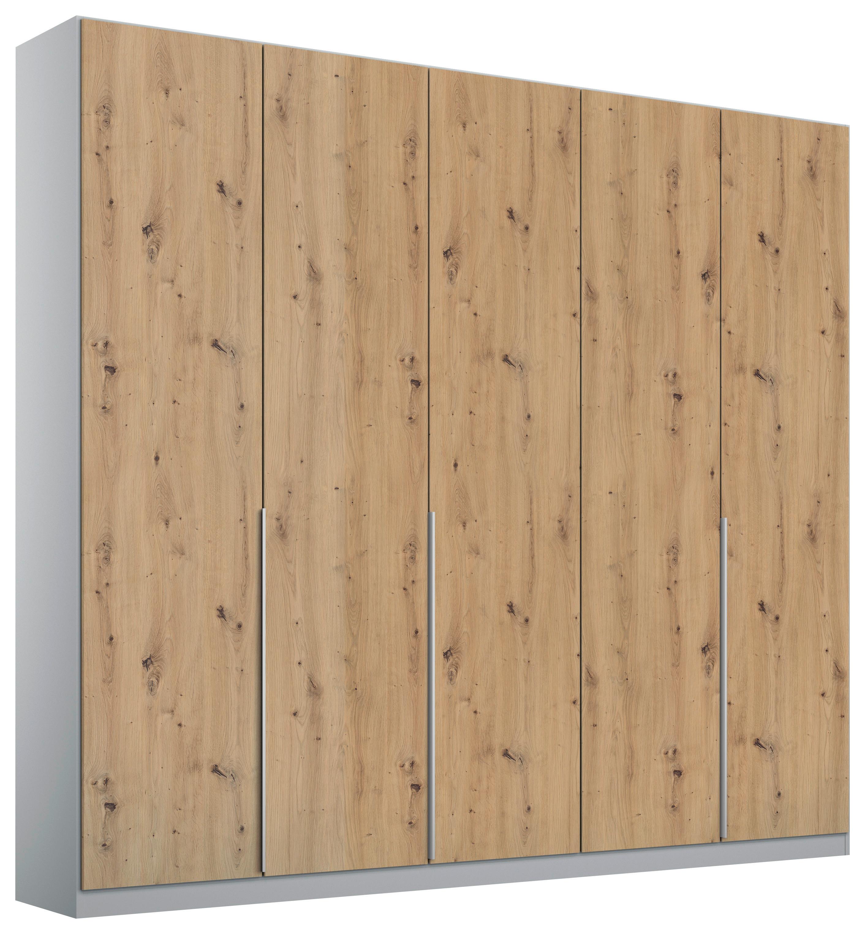 Dulap Usi Rotative Alabama - gri deschis/stejar Artisan, Modern, material pe bază de lemn (226/229/54cm) - Modern Living