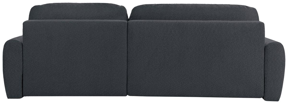 Kotna Sedežna Garnitura Luna New, Siva - siva/črna, Design, umetna masa/tekstil (260/161cm) - Livetastic