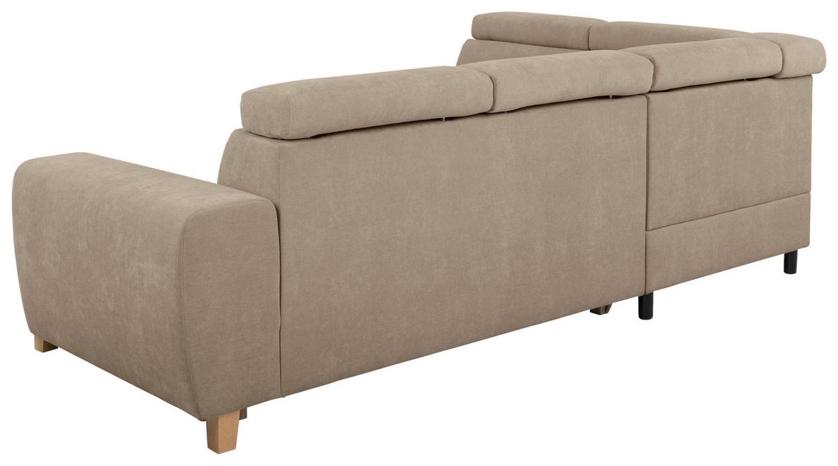 Kutna Garnitura Lugo - sivo-bež, Moderno, drvo/metal (205/98/266cm) - Modern Living