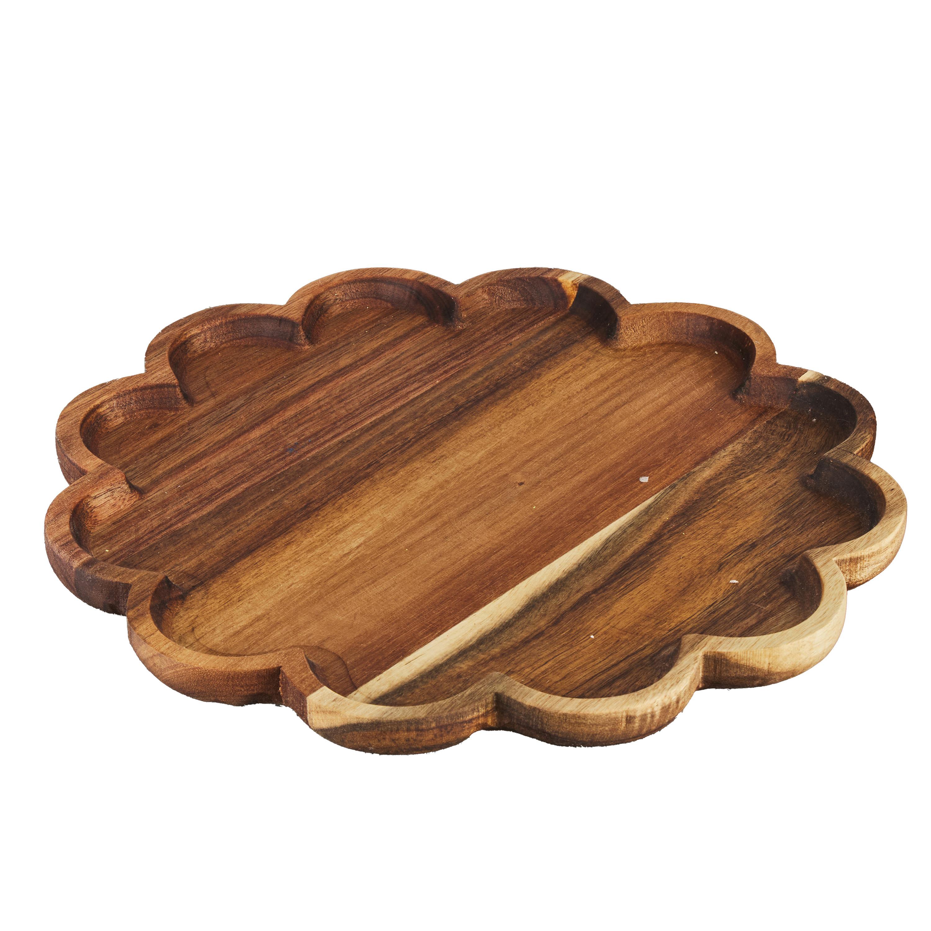 TACA DO SERWOWANIA GM189-25C-014 - kolor naturalny, Basics, drewno (31,5/2cm)