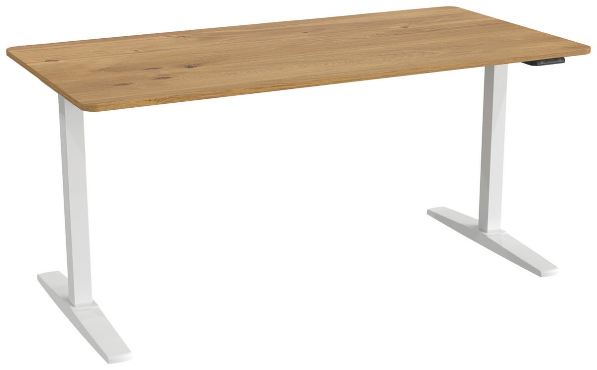 BLAT BIURKA TORSTEN  -EXKLUSIV- - dąb artisan, Design, materiał drewnopochodny (160/80/1,8cm) - Carryhome
