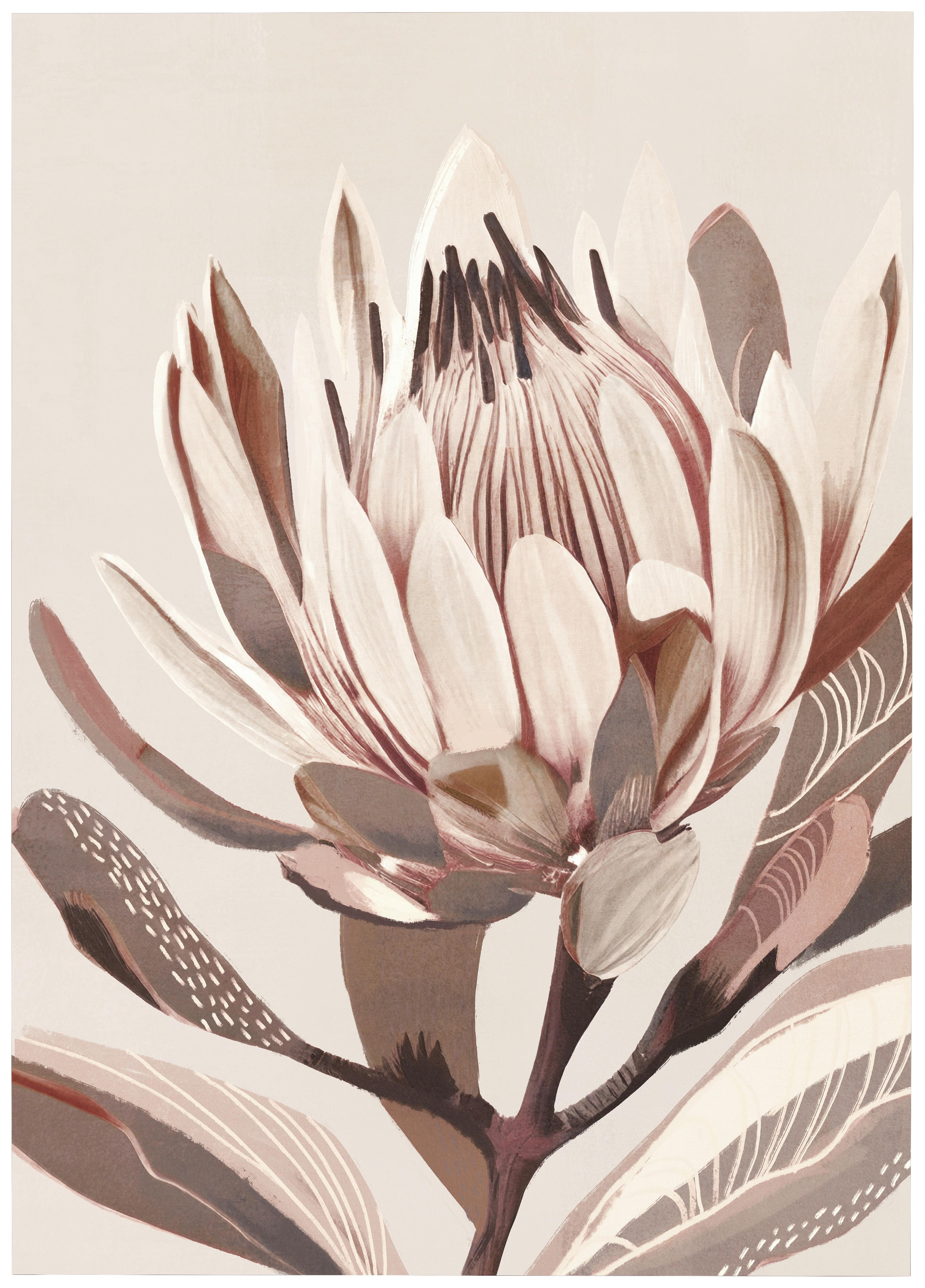 Tablou cu ramă Denise cca. 100x140 cm - bej/culoare natur, Modern, plastic/lemn (100/140cm) - Premium Living