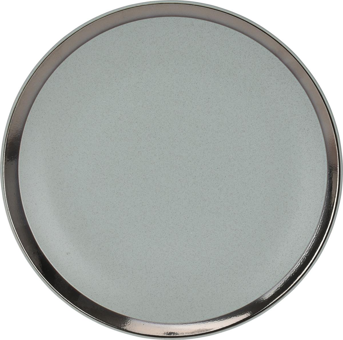 Lapostányér Elegance - kék/fehér, kerámia (27cm)