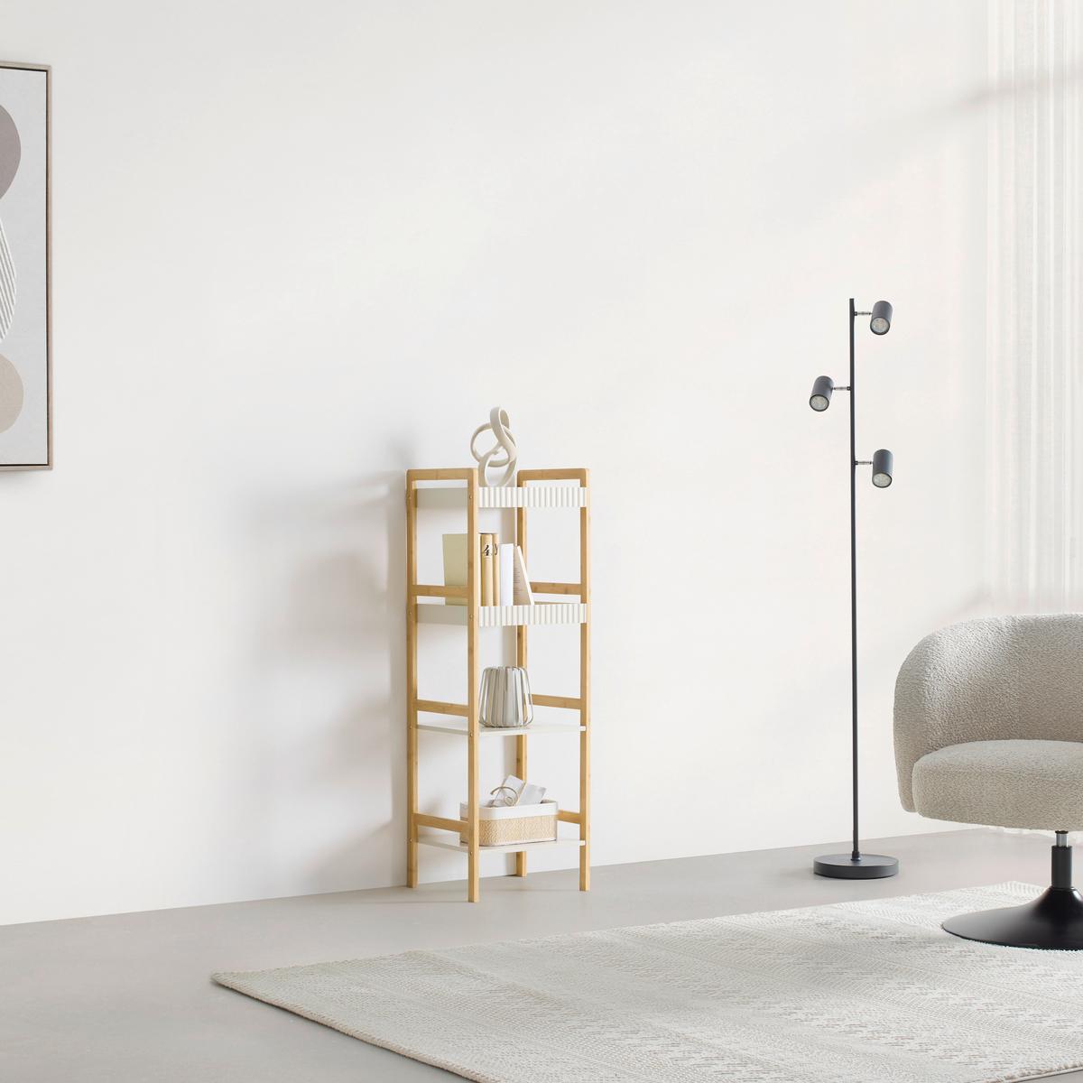 Ferdinand Polica - kašmir/prirodne boje, Moderno, drvni materijal/prirodni materijali (36/112/33cm) - Modern Living