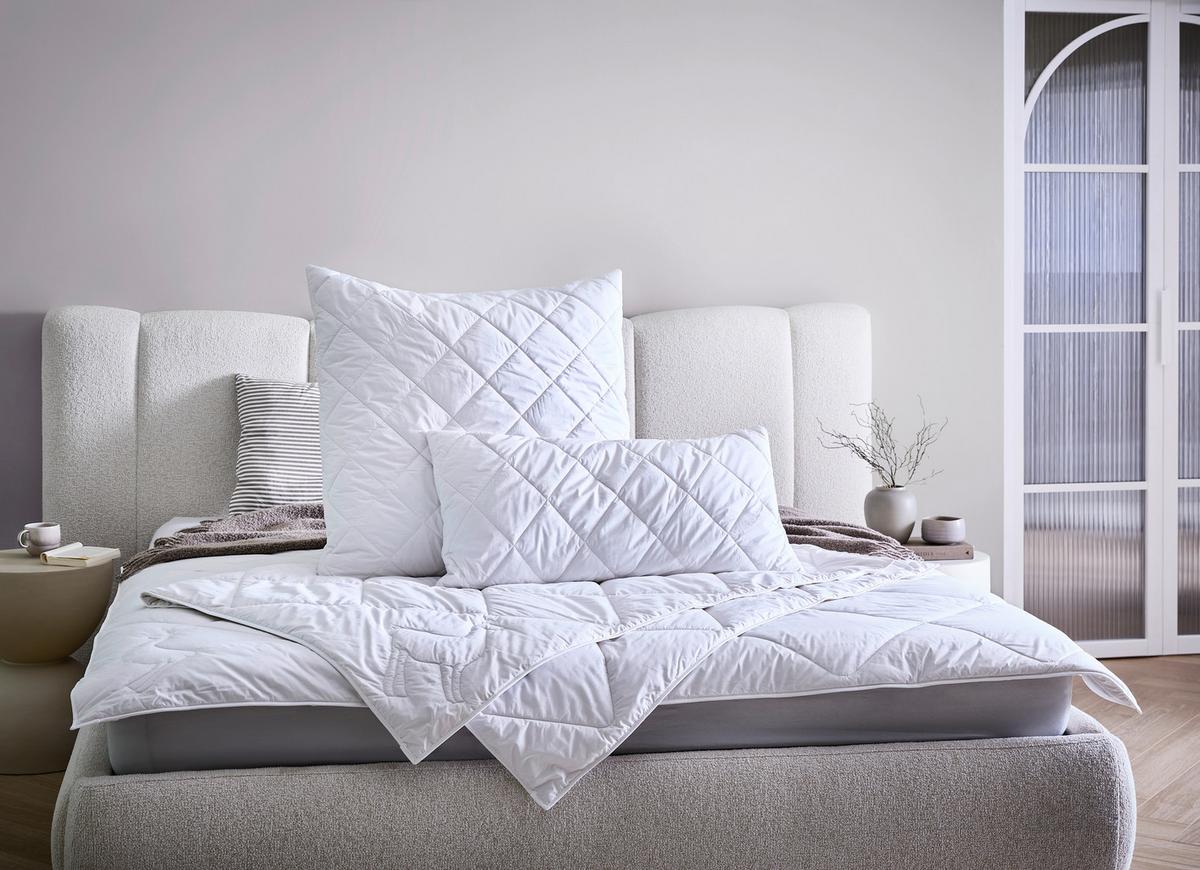 KOŁDRA CAŁOROCZNA PASCO - biały, Basics, tkanina (135/200cm) - Sleeptex