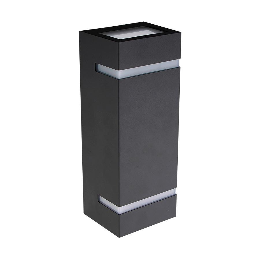Kültéri Lámpa Tampa Kültéri Falikar Szürke - opál/sötétszürke, műanyag/fém (23.8/9.5/7.5cm)