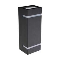 Kültéri Lámpa Tampa Kültéri Falikar Szürke - opál/sötétszürke, műanyag/fém (23.8/9.5/7.5cm)