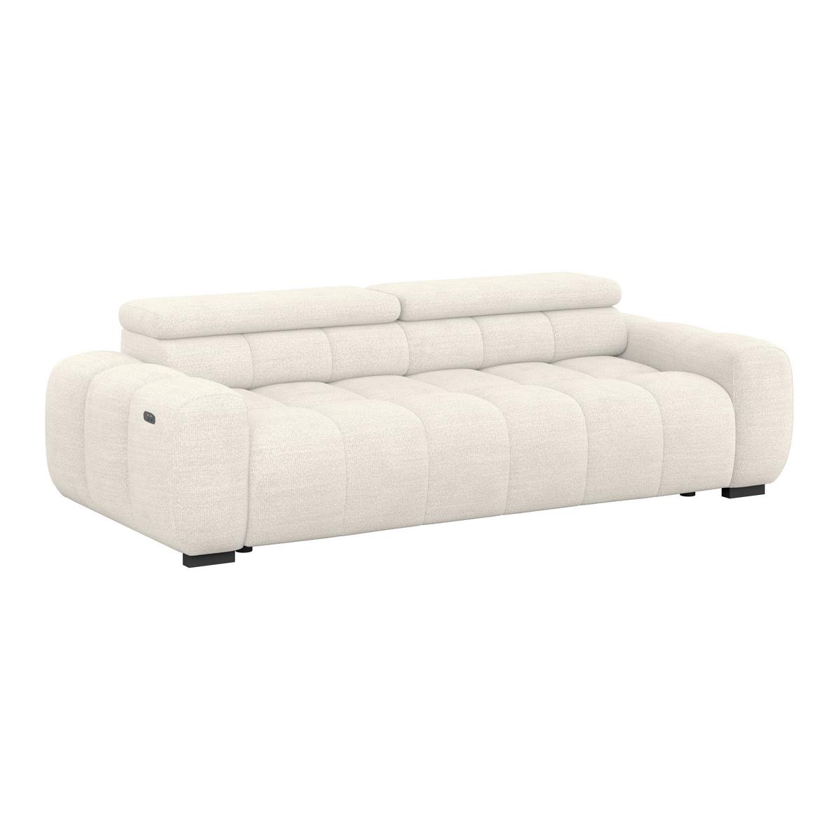 Velika Sofa Bull - crna/sivo-bež, Design, tekstil/plastika (248/77-97/108cm) - Luca Bessoni
