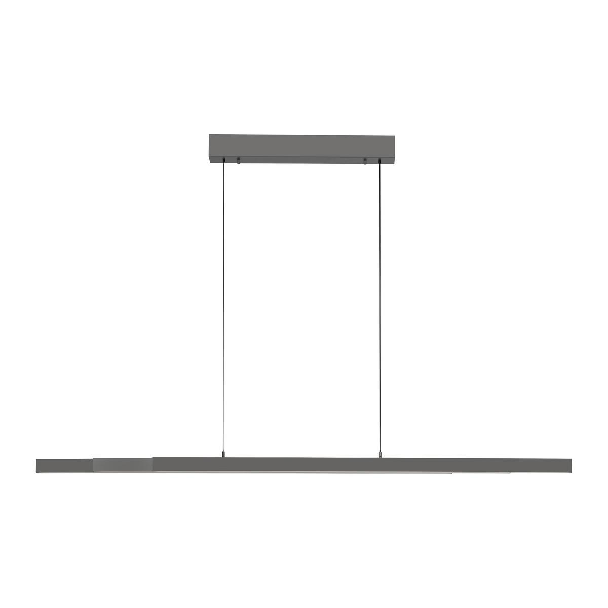 LAMPA WISZĄCA LED 2598-13 ADRIANA - antracytowy, Design, tworzywo sztuczne/metal (179/55/150cm) - Paul Neuhaus