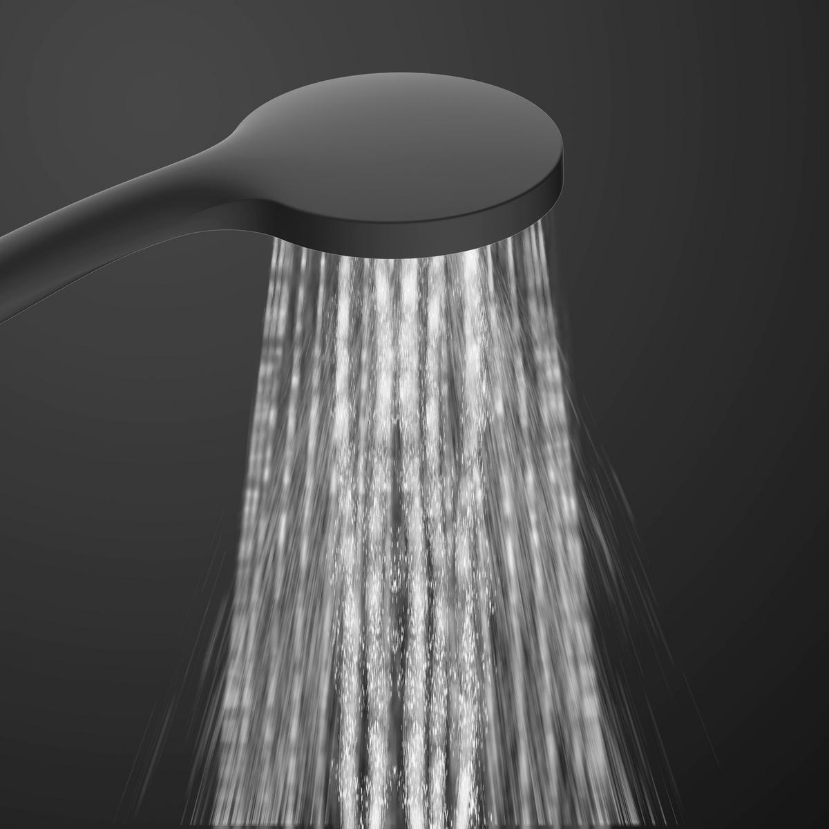 Brauseset Raven Schwarz - Schwarz, MODERN, Metall (3/70/13cm) - Mömax