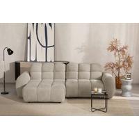 Wohnlandschaft Roma Grau - Schwarz/Grau, Modern, Holz/Kunststoff (264/91/110/161cm) - Premium Living
